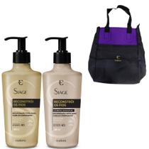 Combo siàge: shampoo 400ml + condicionador 400ml + bolsa