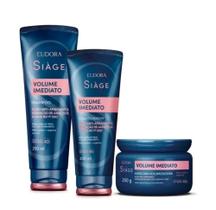 Combo Siàge Volume Imediato: Shampoo 250ml + Condicionador 200ml + Máscara Capilar 250