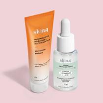 Combo Skin.q: Sérum Facial Triplo 30ml + Multiprotetor 50g
