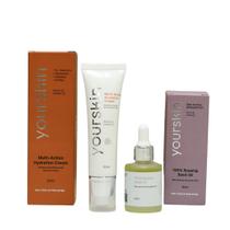 Combo Skincare Pele Radiante YourSkin - Hidratante Multifuncional e Óleo de Rosa Mosqueta - Hidratação e Regeneração Avançada