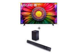 Combo Smart TV LG 75'' 4K UHD UR8750 - HDR WiFi Bluetooth Alexa + Sound Bar LG SQC2