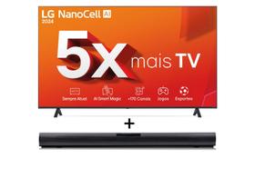 Combo Smart TV LG NanoCell AI NANO80 4K de 75" + SoundBar LG SQC1