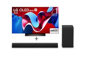 Combo Smart TV LG OLED evo AI C4 4K 48" 2024 + Soundbar LG S40T