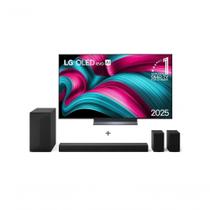 Combo Smart TV LG OLED Evo AI C5 55" 2025 + SoundBar S60TR 5.1 Canais, Bluetooth 5.3, Dolby Digital Combo Smart TV LG OLED Evo AI C5 55" 2025 + SoundBar S60TR 5.1 Canais, Bluetooth 5.3, Dolby Digital