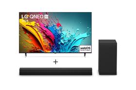 Combo Smart TV LG QNED AI 4K QNED85 75" 2024 + Soundbar LG S40T