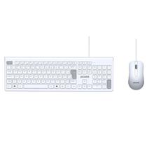 Combo soft teclado + mouse usb 2m branco - pcosf2w - abnt2