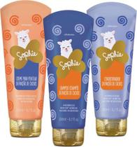 Combo sophie definição de cachos shampoo+condicionador+creme de pentear
