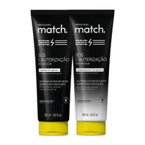 Combo sos cauterização match shampoo e condicionador