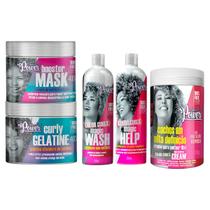 Combo Soul Power Color Curls + Booster + Gelatina