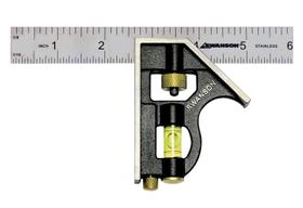Combo Square Swanson Tool Co TC130 com régua de aço inoxidável de 15 cm Combo Square Swanson Tool Co TC130 com régua de aço inoxidável de 15 cm