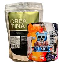 Combo Suplemento Warzone Underlabz + Creatina 100% Pura 500g Combo Suplemento Warzone Underlabz + Creatina 100% Pura 500g