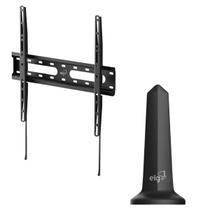 Combo Suporte Fixo TV 32" A 77"+ Antena Interna Digital