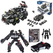 Combo SWAT 12 em 1 572 peças Cubic + Robô Justice Articulado