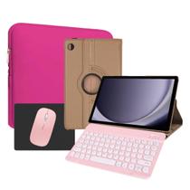 Combo Tab A9 ou A9 Plus com Capa, Teclado, Mouse e Case
