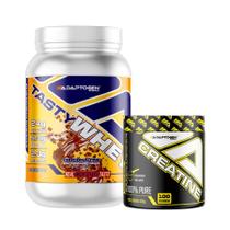 Combo Tasty Whey + Creatina Platinum 300g - Adaptogen Science Combo Tasty Whey + Creatina Platinum 300g - Adaptogen Science