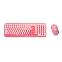 Combo Teclado E Mouse Fini Dois Tons Rosa WIRELESS E BLUETOOTH - Leonora