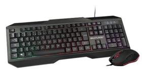 Combo Teclado e Mouse Gamer 2400 Dpi com Fio e Indicadores de LED Multilaser TC239