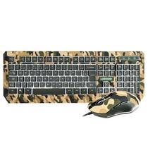 Combo Teclado E Mouse Gamer Army Multilaser Warior - Tc249