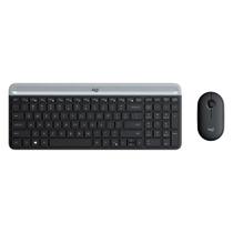 Combo Teclado e Mouse Logitech MK470 Sem Fio ANSI Slim