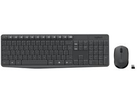 Combo Teclado e Mouse Logitech Wireless MK235