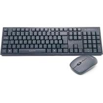 Combo teclado e mouse s/ fio exbom bk-s370 2.4g usb abnt ii Combo teclado e mouse s/ fio exbom bk-s370 2.4g usb abnt ii