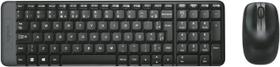 Combo Teclado e Mouse sem fio Logitech MK220 com Design Compacto, Conexão USB, Pilhas e Layout ABNT2 Combo Teclado e Mouse sem fio Logitech MK220 com Design Compacto, Conexão USB, Pilhas e Layout ABNT2