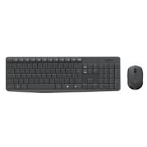 Combo Teclado e Mouse sem fio Logitech MK235 com Conexão USB, Pilhas Inclusas Combo Teclado e Mouse sem fio Logitech MK235 com Conexão USB, Pilhas Inclusas