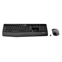 Combo Teclado e Mouse Sem Fio Logitech MK345 Layout ABNT2 Preto