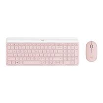 Combo Teclado e Mouse Sem Fio Logitech MK470 - Rose - 920-011313