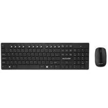 Combo Teclado e Mouse sem Fio Multimídia Soft Usb Preto TC251. Teclas flutuantes