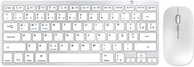 Combo Teclado e Mouse Sem Fio Premium - Design Ultrafino, Elegante e Durável - Compatível com PC
