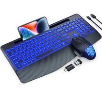 Combo Teclado e Mouse Sem Fio Recarregável SABLUTE - Preto Combo Teclado e Mouse Sem Fio Recarregável SABLUTE - Preto