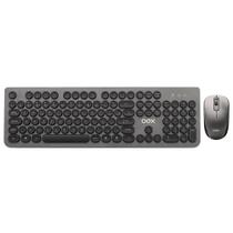 Combo Teclado E Mouse Sem Fio Tm410 Preto Pop + Oex - Chumbo