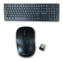 combo teclado e mouse sem fio usb compacto preto multilaser tc212 abnt2 ptbr aula online faculdade