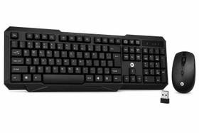 Combo Teclado e Mouse Sem Fio Wireless 2.4GHz 107 Teclas Mouse 1000 DPI Alcance 10 Metros kit Preto Combo Teclado e Mouse Sem Fio Wireless 2.4GHz 107 Teclas Mouse 1000 DPI Alcance 10 Metros kit Preto