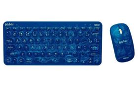 Combo teclado e mouse wireless e bluetooth harry potter letron 74692 Combo teclado e mouse wireless e bluetooth harry potter letron 74692