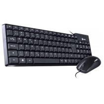 Combo Teclado + Mouse Dynamic Vinik, USB, ABNT2, 1000DPI, Preto - CD100