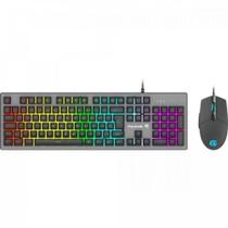 Combo Teclado + Mouse Gamer RGB Rainbow RANGER Grafite FORTREK Combo Teclado + Mouse Gamer RGB Rainbow RANGER Grafite FORTREK