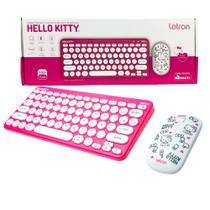 Combo Teclado + Mouse Hello Kitty S/ Fio Bluetooth Wireless Combo Teclado + Mouse Hello Kitty S/ Fio Bluetooth Wireless