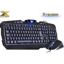 Combo teclado + mouse vx gaming avenger teclado com backlight e padrão abnt2 e mouse 1600 dpi