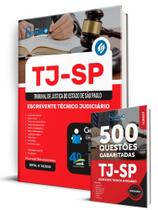 Combo TJ-SP 2025 - Escrevente Técnico Judiciário (Apostila + Caderno de Questões Gabaritadas)