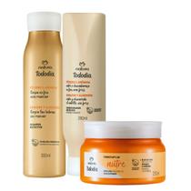 Combo Tododia Natura Cabelos Nutrição Pêssego e Amêndoas Shampoo Condicionador Máscara Capilar Combo Tododia Natura Cabelos Nutrição Pêssego e Amêndoas Shampoo Condicionador Máscara Capilar