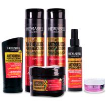 Combo Tratamento Antiqueda Fortalecedor Tamanho Viagem Hidrabell e Hidratante Facial com Hialurônico