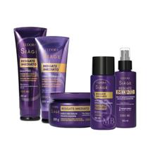 Combo tratamento intensivo Reconstrução Cronograma Capilar Resgate Imediato Siàge Eudora Combo tratamento intensivo Reconstrução Cronograma Capilar Resgate Imediato Siàge Eudora