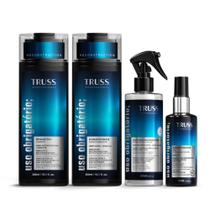 Combo Truss Uso Obrigatório Cronograma Capilar 4 itens