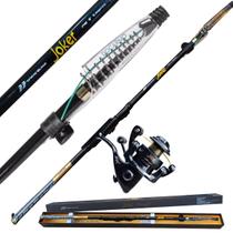 Combo Vara Maruri Joker 2,40m Molinete Joker 800 Ultralight
