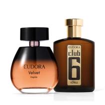 Combo Velvet Inspire Desodorante Colônia 100ml + Club 6 Voyage Desodorante Colônia 95ml