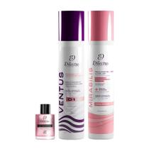 Combo Ventus D1 Antirresíduo 1l + Mirabilis One Stage 1l + Reparador Macadâmia Combo Ventus D1 Antirresíduo 1l + Mirabilis One Stage 1l + Reparador Macadâmia