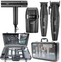 Combo VGR V-640 S4 Com Maquinas De Corte + Acabamento + Shaver + Secador 220V E Maleta Exclusiva Organizadora Combo VGR V-640 S4 Com Maquinas De Corte + Acabamento + Shaver + Secador 220V E Maleta Exclusiva Organizadora