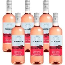 Combo Vinho Miolo Almadén Rosé Suave 6 Garrafas 750 ml